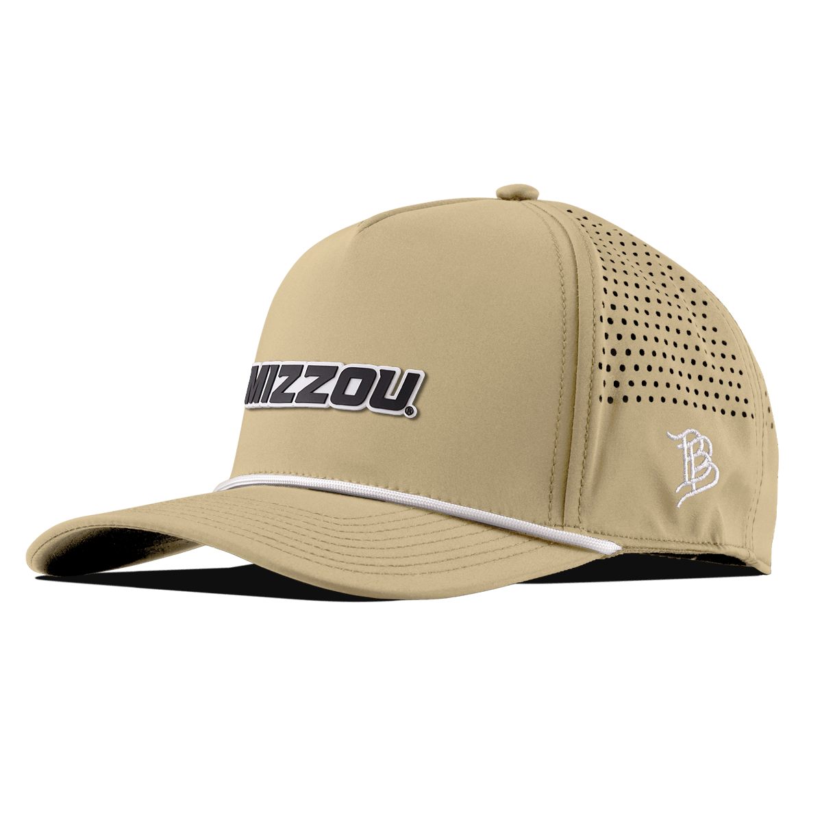 University of Missouri "Mizzou Block" Curved 5 Panel Rope Desert