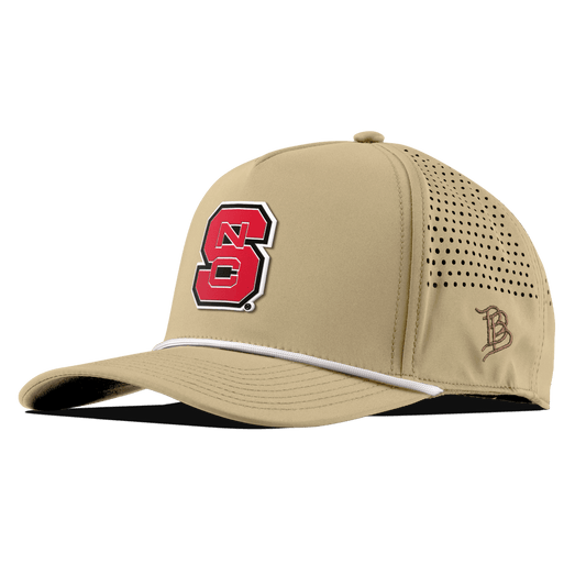 North Carolina State "NC State Block" Curved 5 Panel Rope Desert