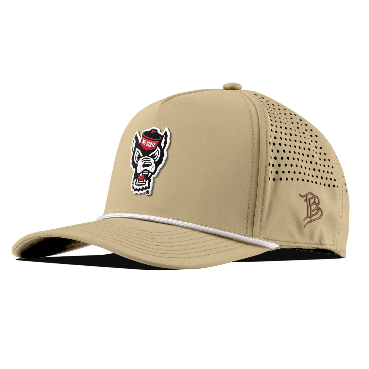 North Carolina State "NC State Team Logo" Curved 5 Panel Rope Desert