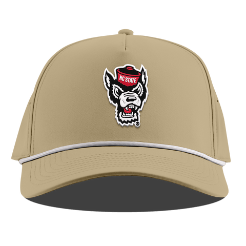 North Carolina State "NC State Team Logo" Curved 5 Panel Rope Desert
