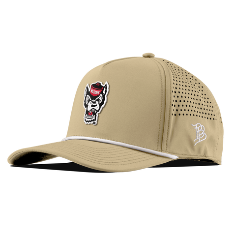 North Carolina State "NC State Team Logo" Curved 5 Panel Rope Desert