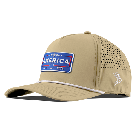 National Pride Curved 5 Panel Rope Desert