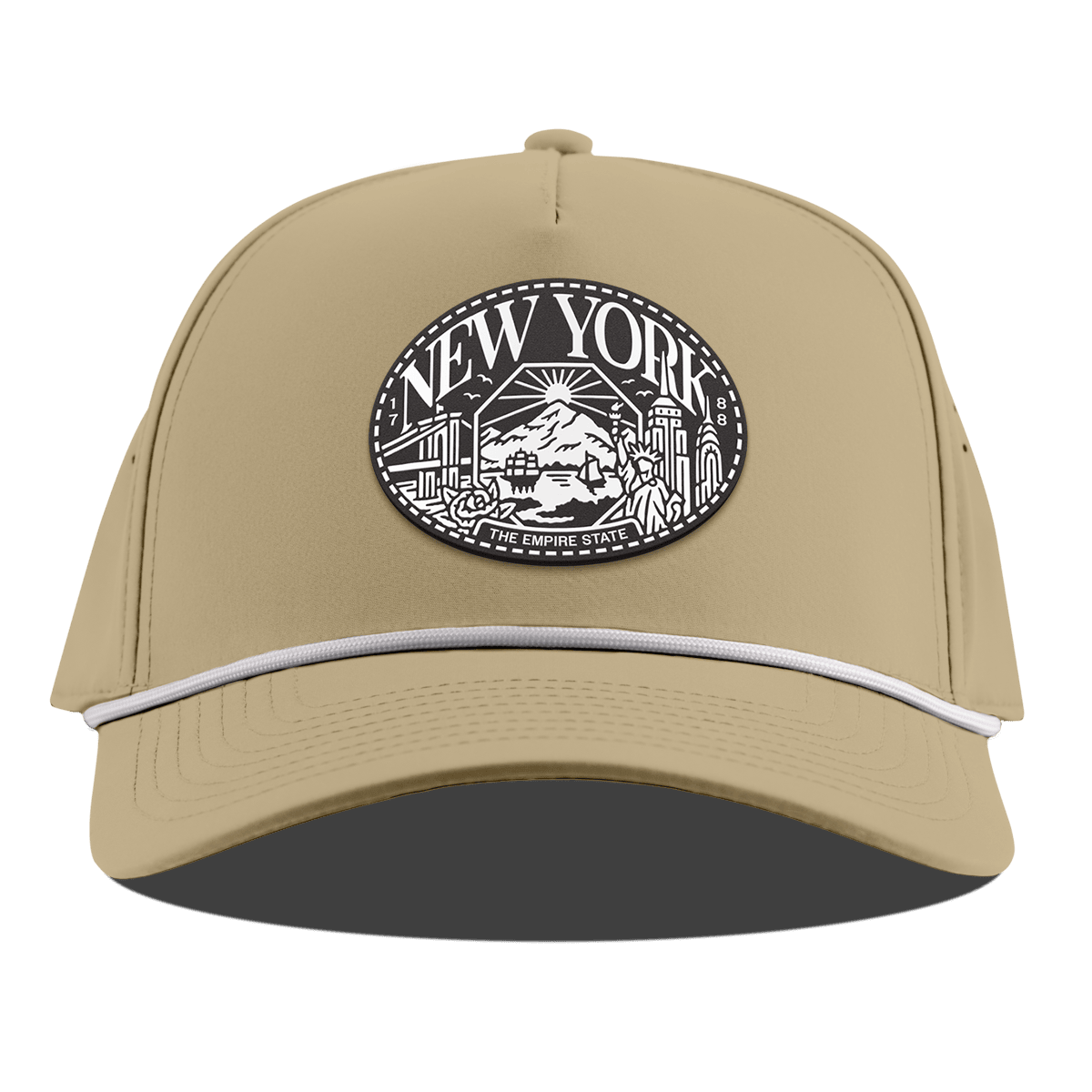 New York Traveler Curved 5 Panel Rope Desert