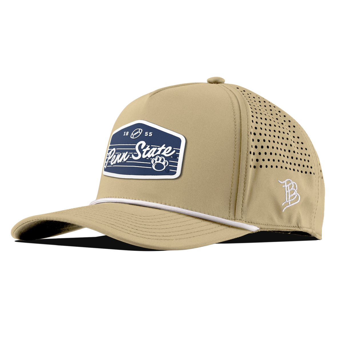 Penn State University "Nittany Lions Football" Curved 5 Panel Rope Desert
