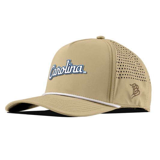 University of North Carolina "North Carolina Script" Curved 5 Panel Rope Desert