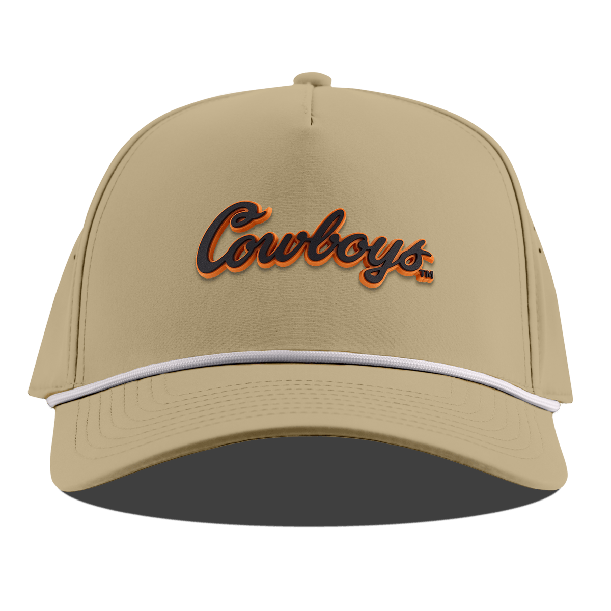 Oklahoma State University "Oklahoma State Cowboys" Curved 5 Panel Rope Desert