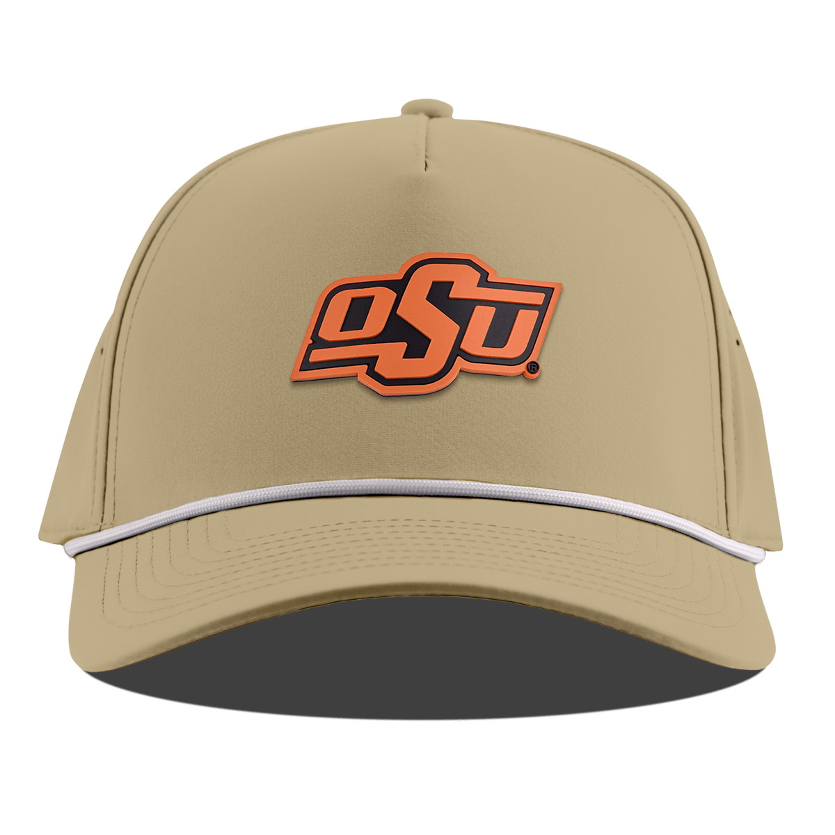 Oklahoma State University "OSU Team Logo" Curved 5 Panel Rope Desert