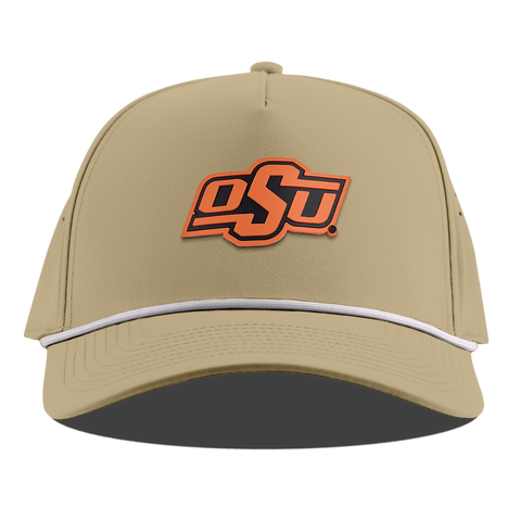 Oklahoma State University "OSU Team Logo" Curved 5 Panel Rope Desert