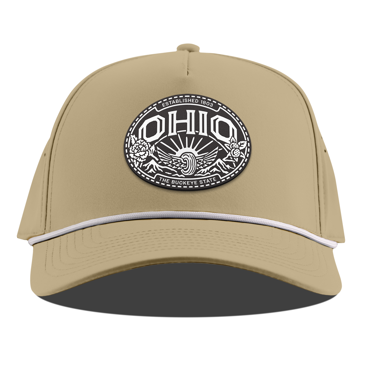 Ohio Traveler Curved 5 Panel Rope Desert