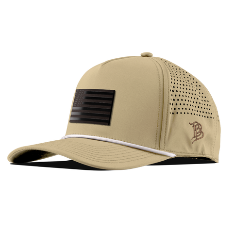 Old Glory Midnight Curved 5 Panel Rope Desert/White