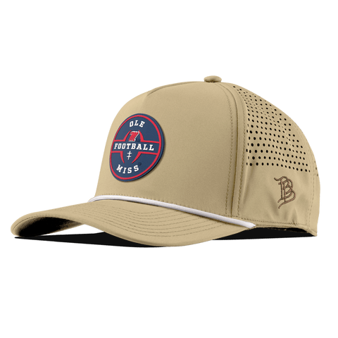 University of Mississippi "Ole Miss Football Legacy" Curved 5 Panel Rope Desert