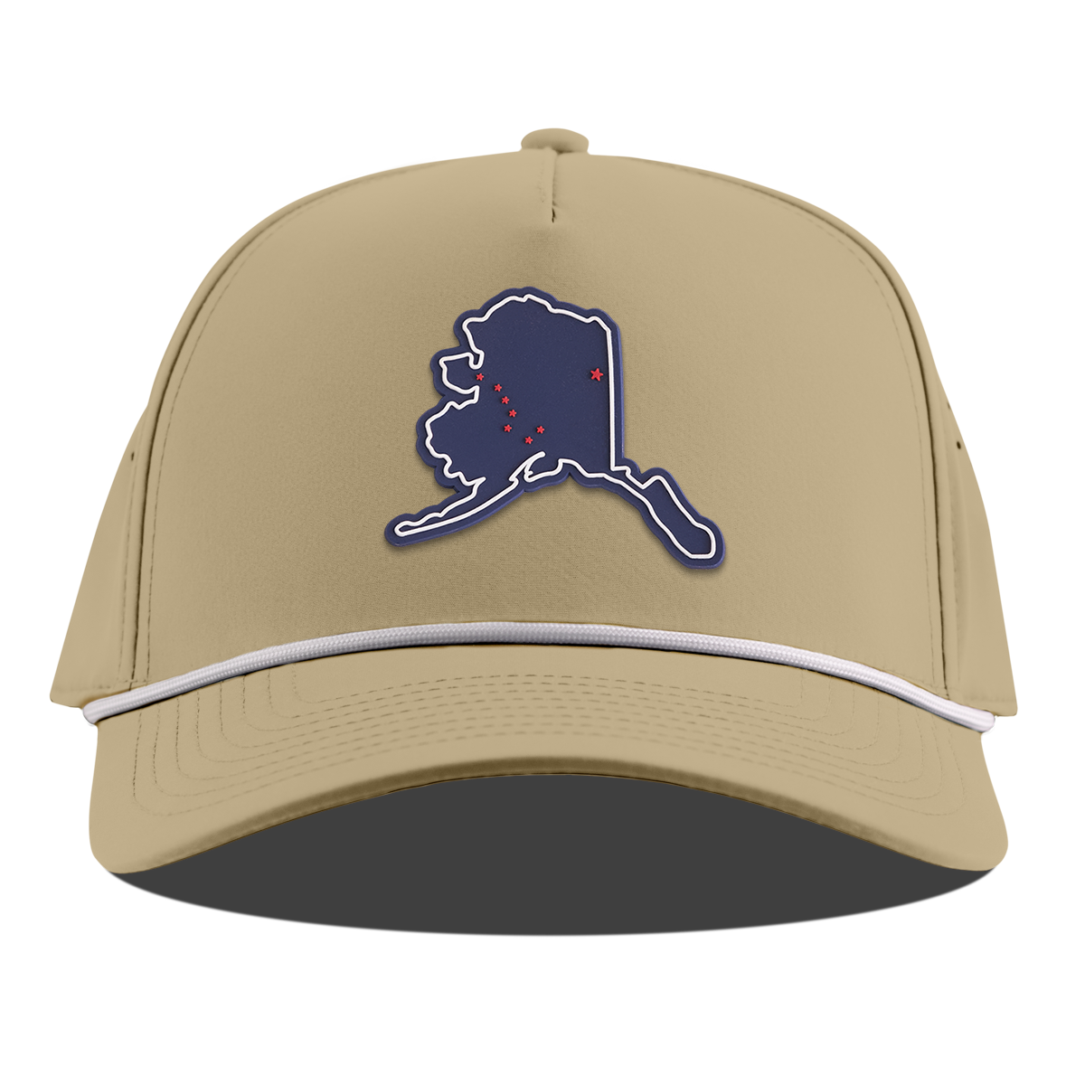 Alaska Patriot Series Curved 5 Panel Rope Desert