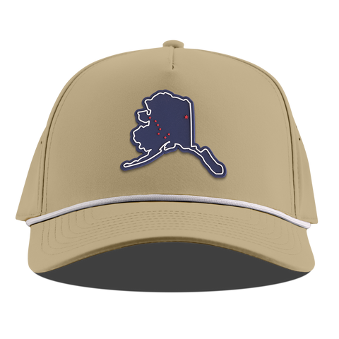 Alaska Patriot Series Curved 5 Panel Rope Desert