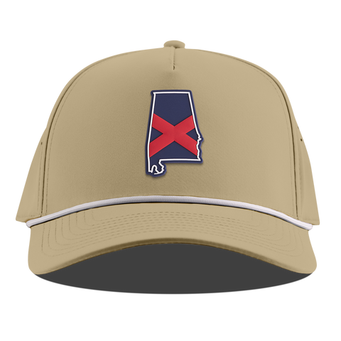 Alabama Patriot Series Curved 5 Panel Rope Desert