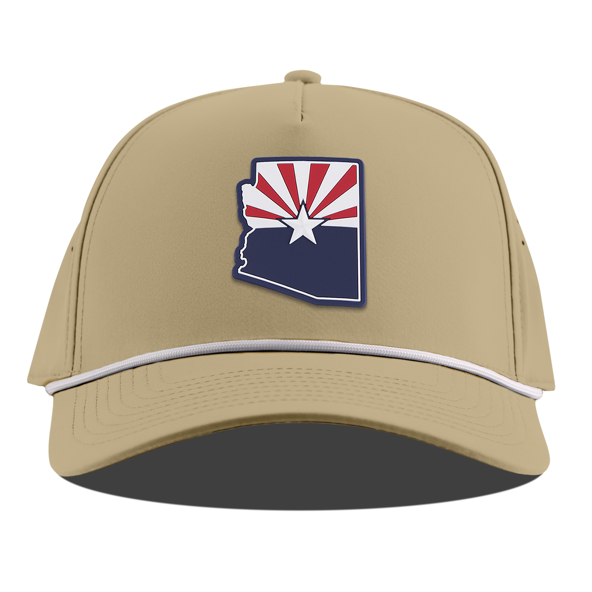 Arizona Patriot Series Curved 5 Panel Rope Desert