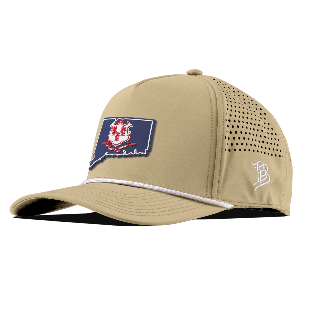Connecticut Patriot Series Curved 5 Panel Rope Desert