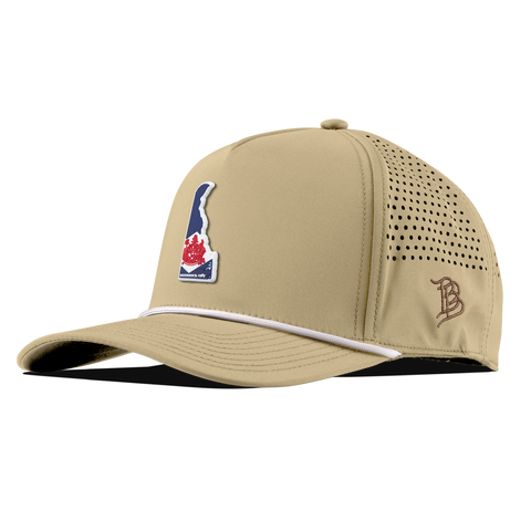 Delaware Patriot Series Curved 5 Panel Rope Desert/White