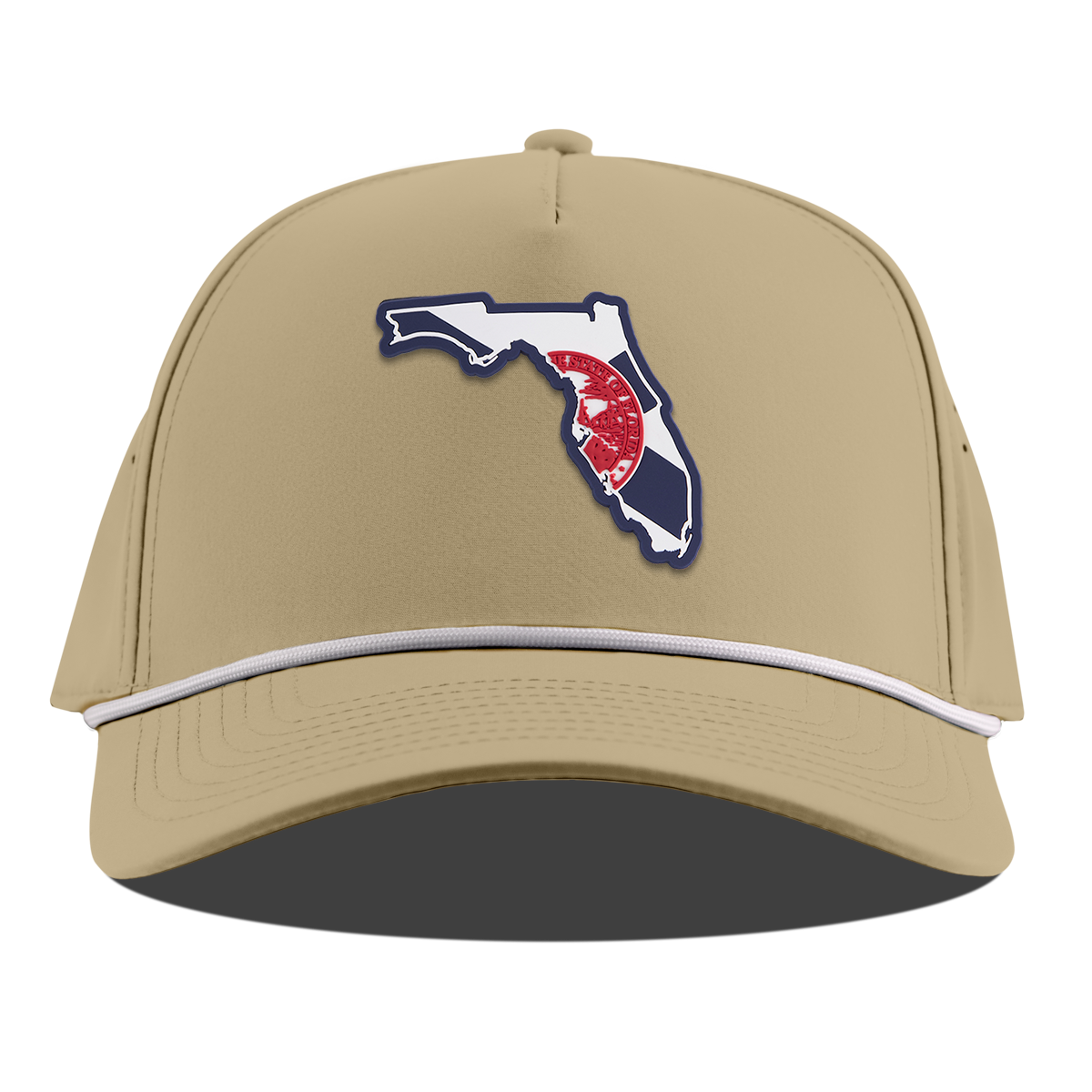 Florida Patriot Series Curved 5 Panel Rope Desert