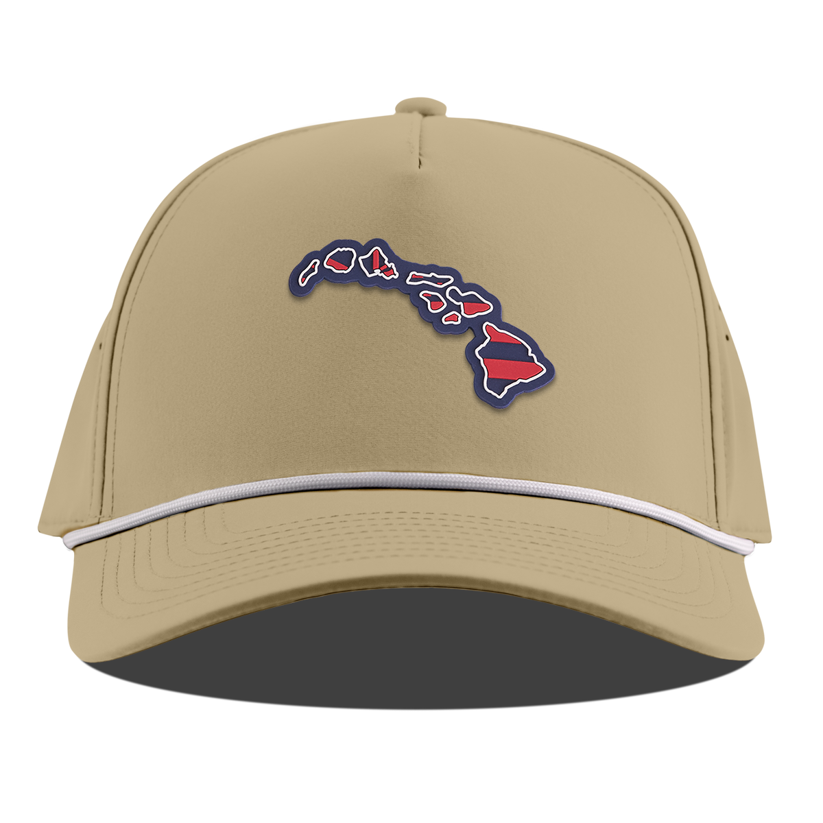 Hawaii Patriot Series Curved 5 Panel Rope Desert