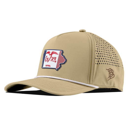 Iowa Patriot Series Curved 5 Panel Rope Desert