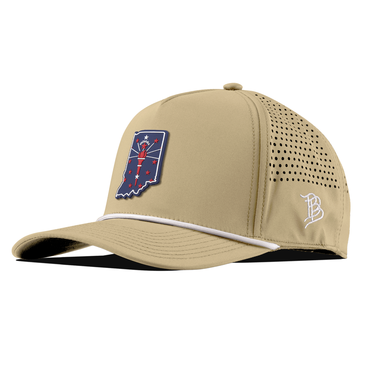Indiana Patriot Series Curved 5 Panel Rope Desert
