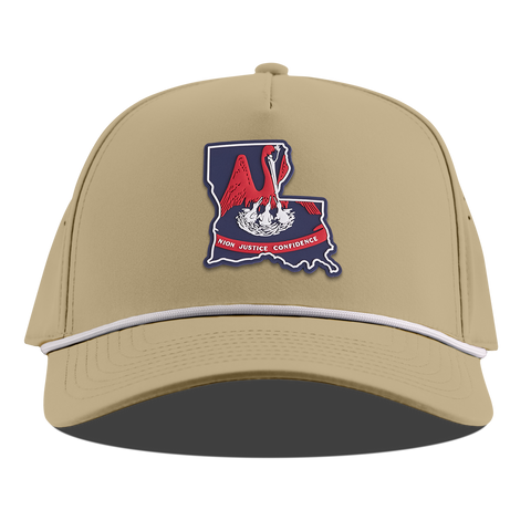Louisiana Patriot Series Curved 5 Panel Rope Desert