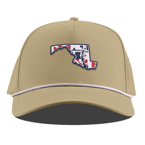 Maryland Patriot Series Curved 5 Panel Rope Desert