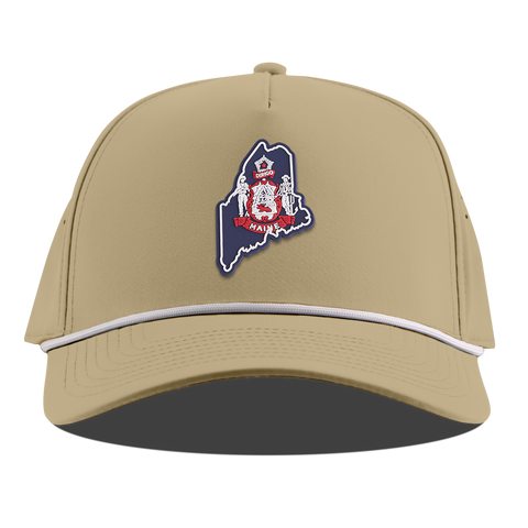 Maine Patriot Series Curved 5 Panel Rope Desert