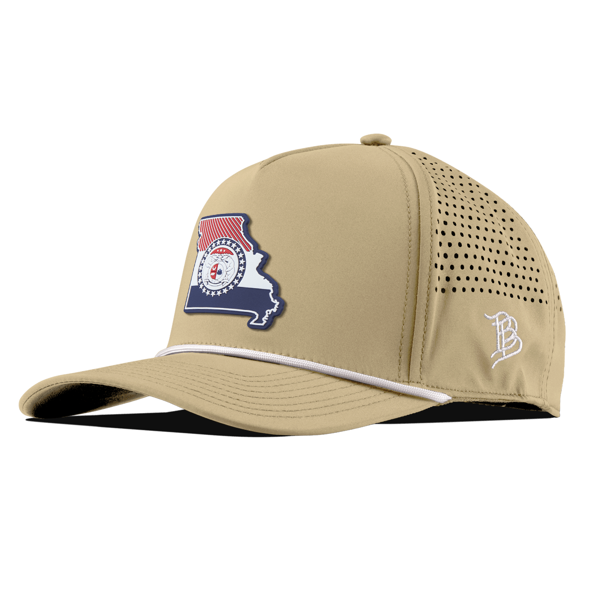 Missouri Patriot Series Curved 5 Panel Rope Desert