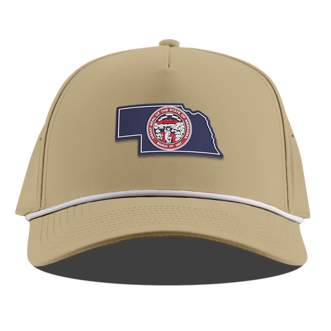 Nebraska Patriot Series Curved 5 Panel Rope Desert