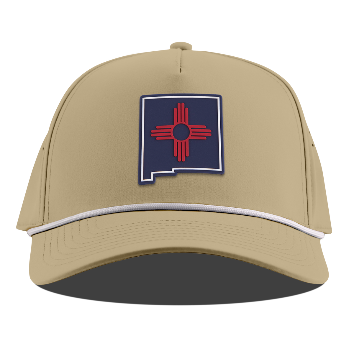 New Mexico Patriot Series Curved 5 Panel Rope Desert
