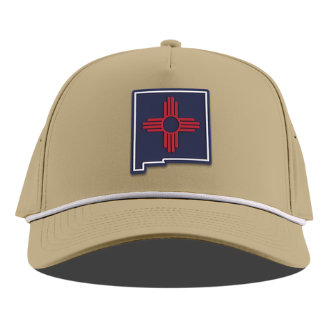 New Mexico Patriot Series Curved 5 Panel Rope Desert