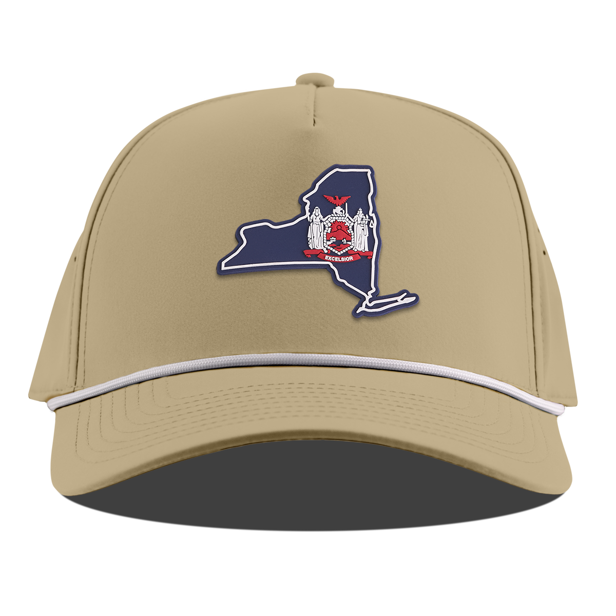 New York Patriot Series Curved 5 Panel Rope Desert