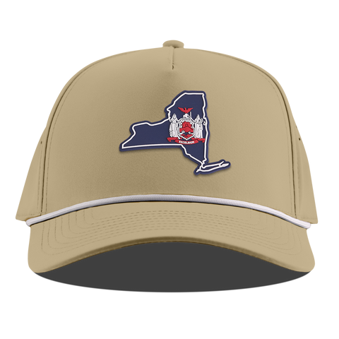 New York Patriot Series Curved 5 Panel Rope Desert