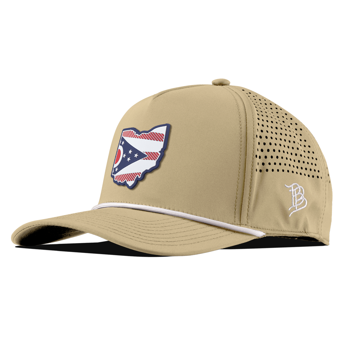 Ohio Patriot Series Curved 5 Panel Rope Desert