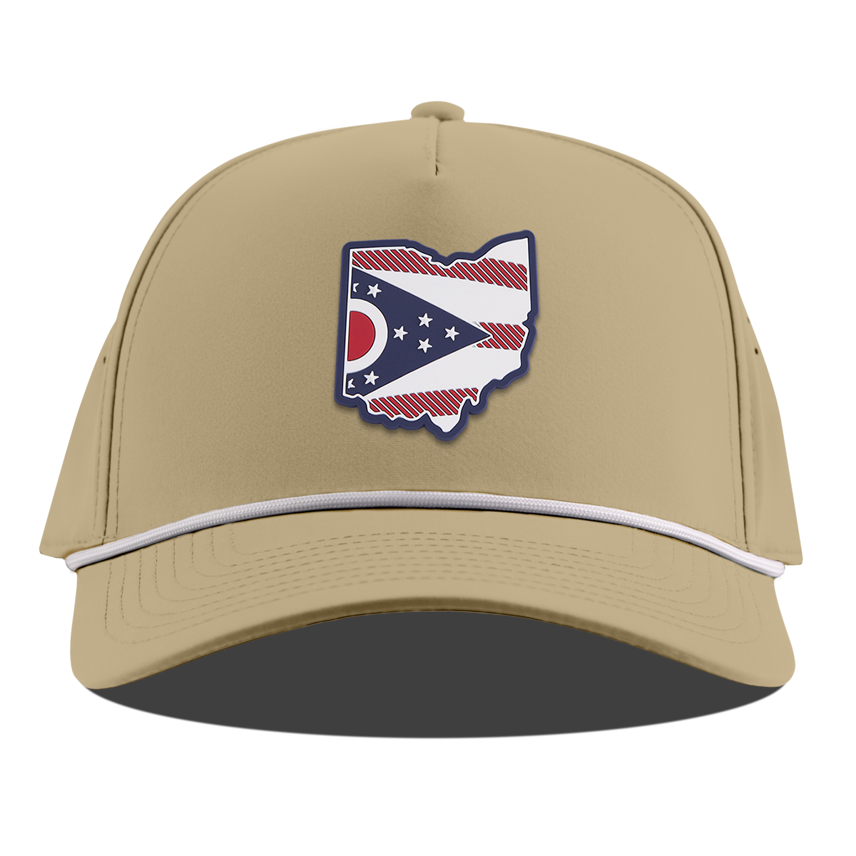 Ohio Patriot Series Curved 5 Panel Rope Desert