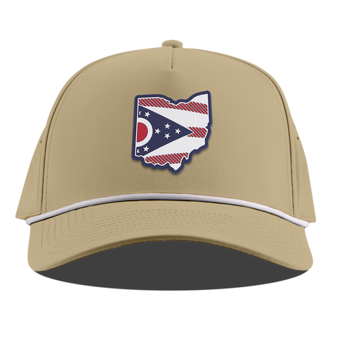 Ohio Patriot Series Curved 5 Panel Rope Desert