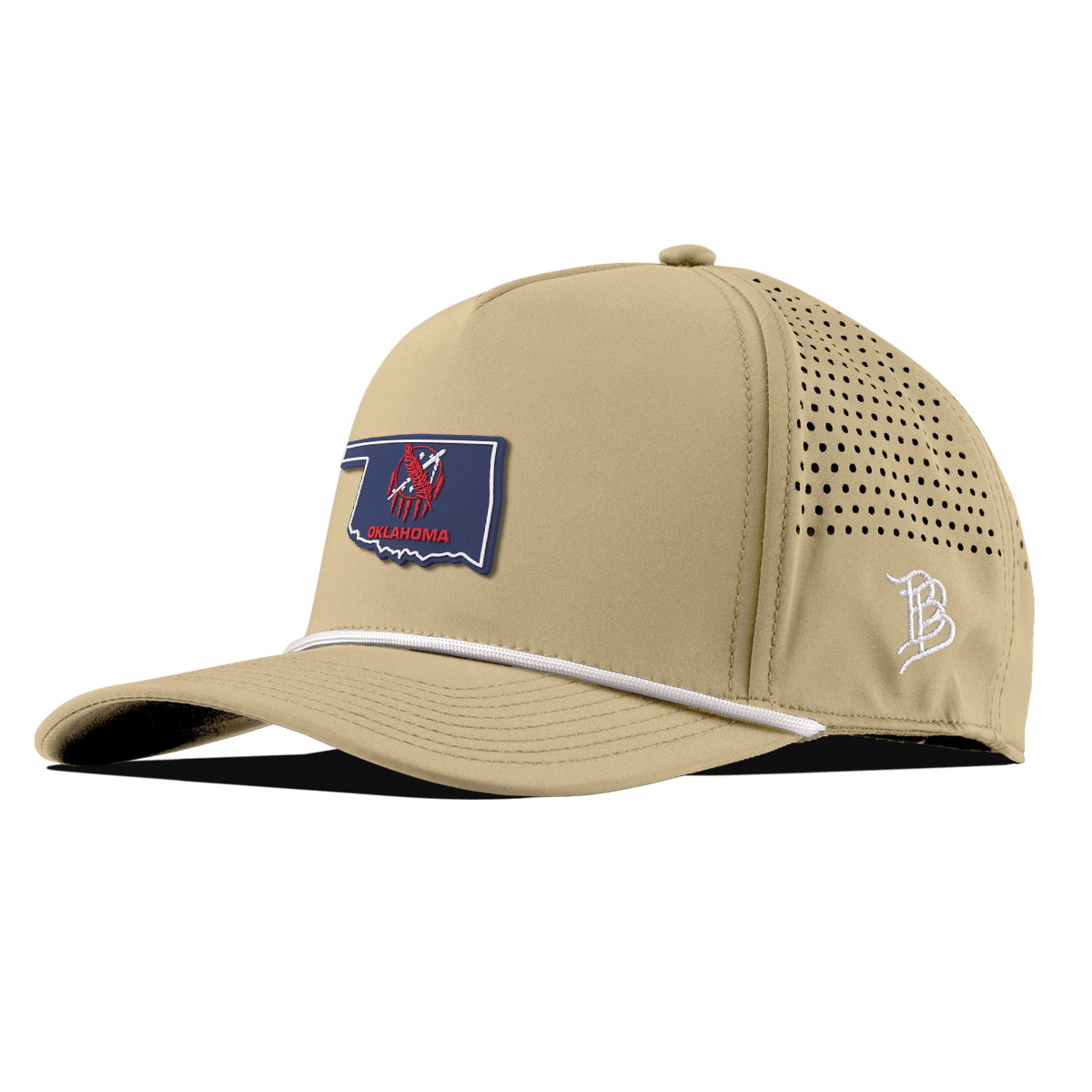Oklahoma Patriot Series Curved 5 Panel Rope Desert