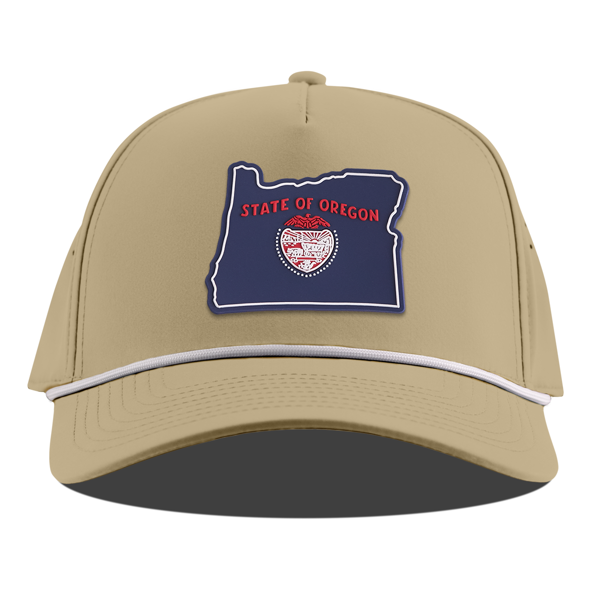 Oregon Patriot Series Curved 5 Panel Rope Desert