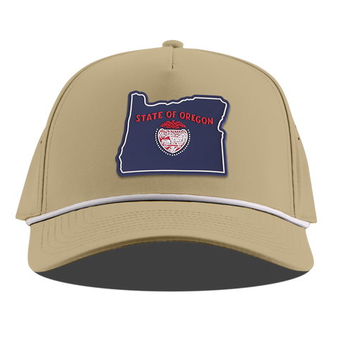 Oregon Patriot Series Curved 5 Panel Rope Desert