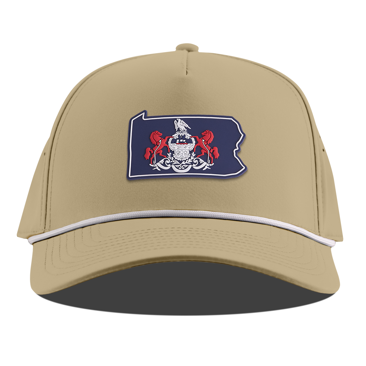 Pennsylvania Patriot Series Curved 5 Panel Rope Desert