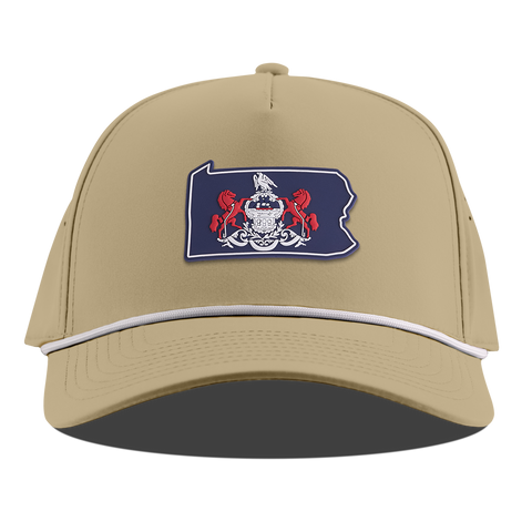 Pennsylvania Patriot Series Curved 5 Panel Rope Desert