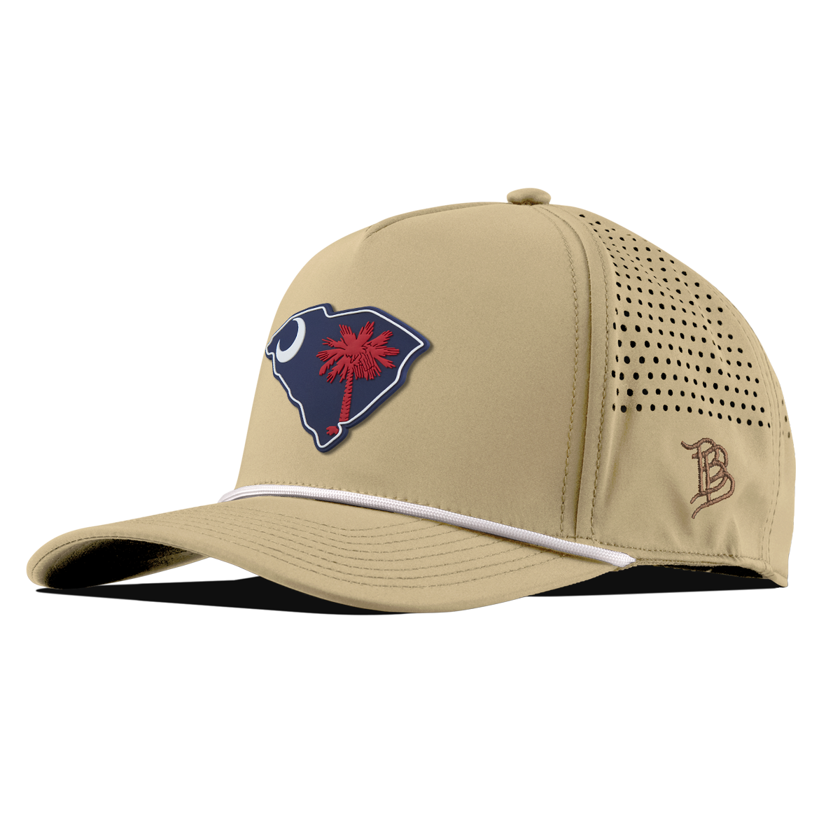 South Carolina Patriot Series Curved 5 Panel Rope Desert/White