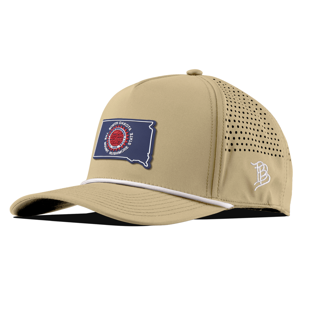 South Dakota Patriot Series Curved 5 Panel Rope Desert