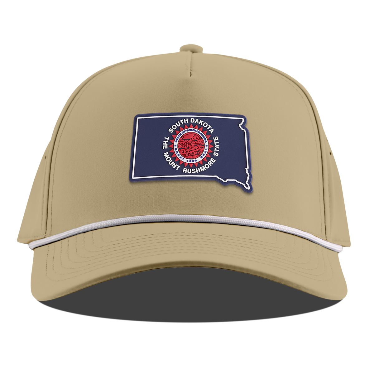 South Dakota Patriot Series Curved 5 Panel Rope Desert