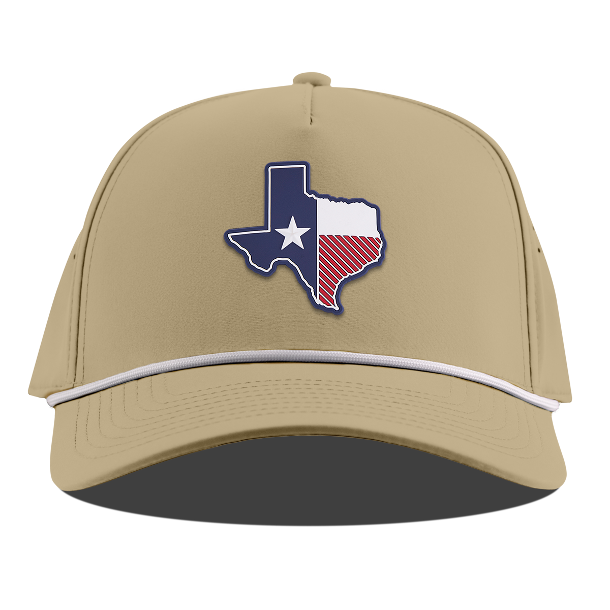 Texas Patriot Series Curved 5 Panel Rope Desert