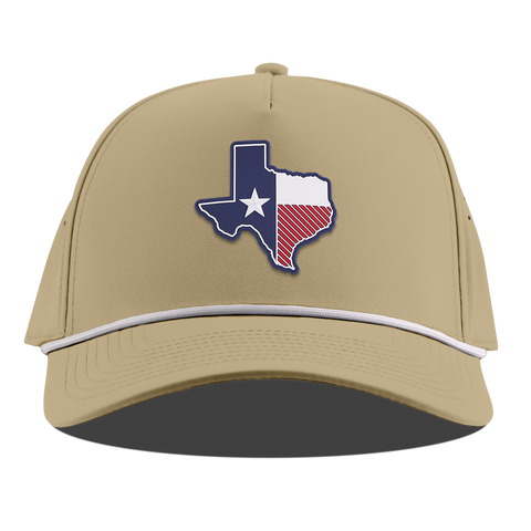 Texas Patriot Series Curved 5 Panel Rope Desert