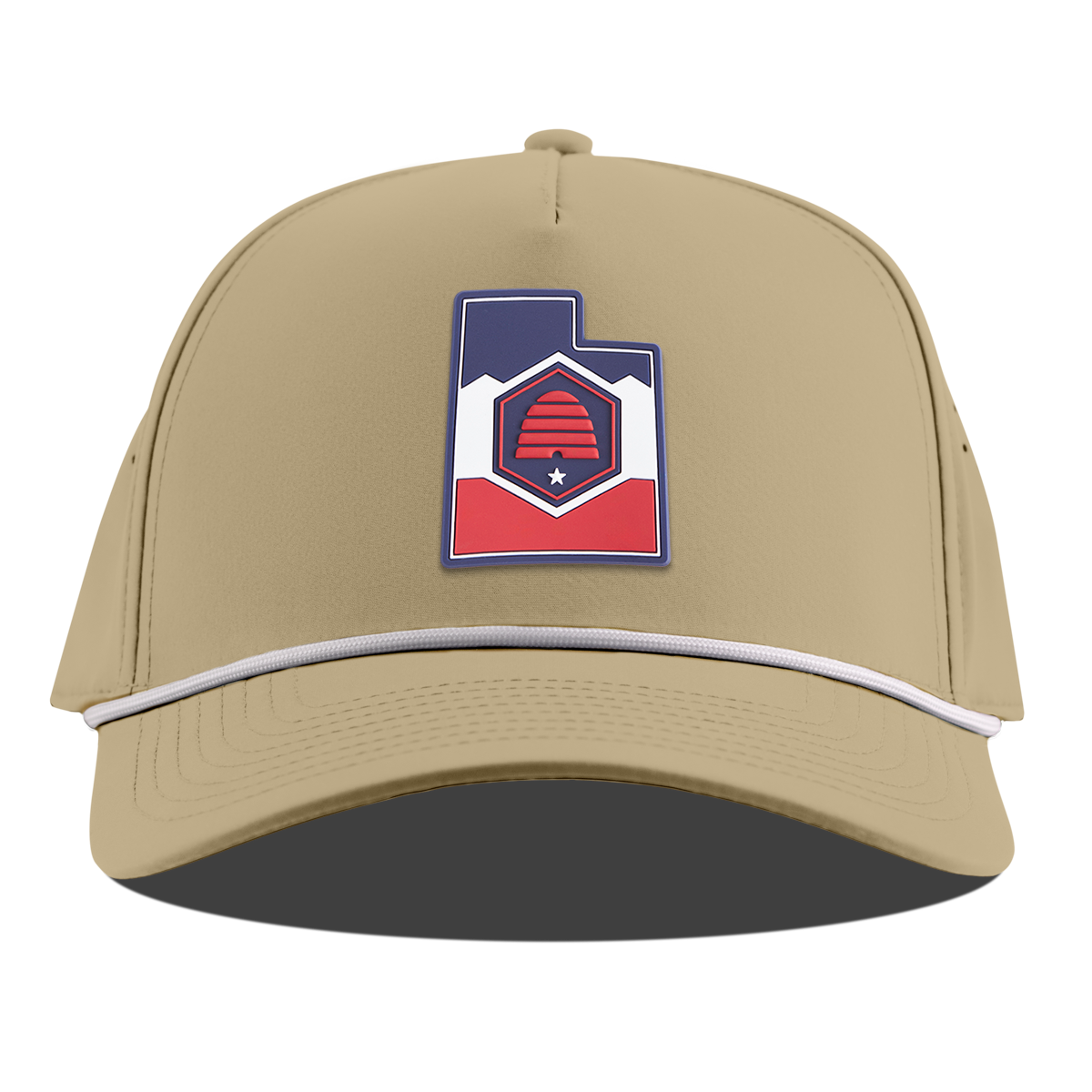 Utah Patriot Series Curved 5 Panel Rope Desert