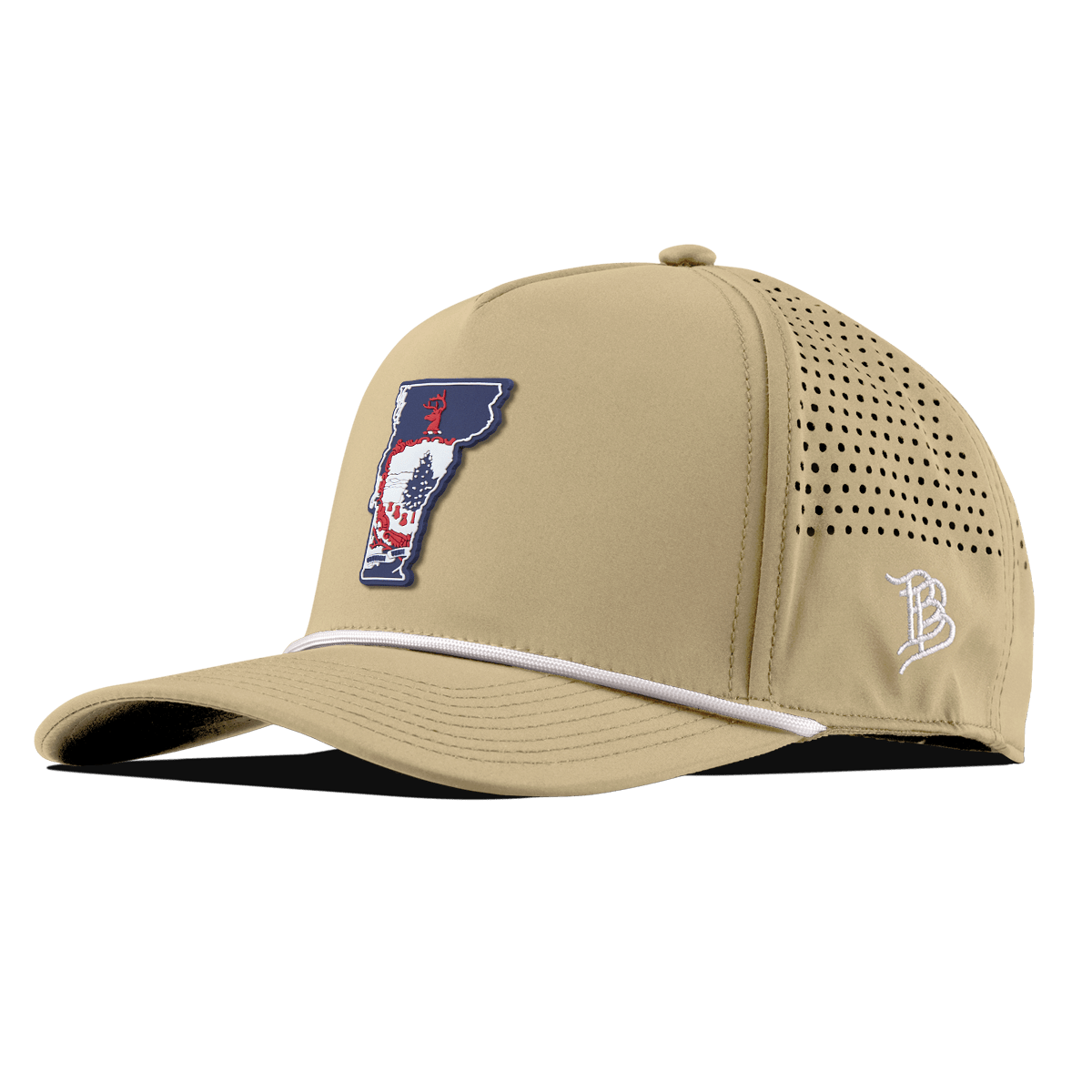Vermont Patriot Series Curved 5 Panel Rope Desert