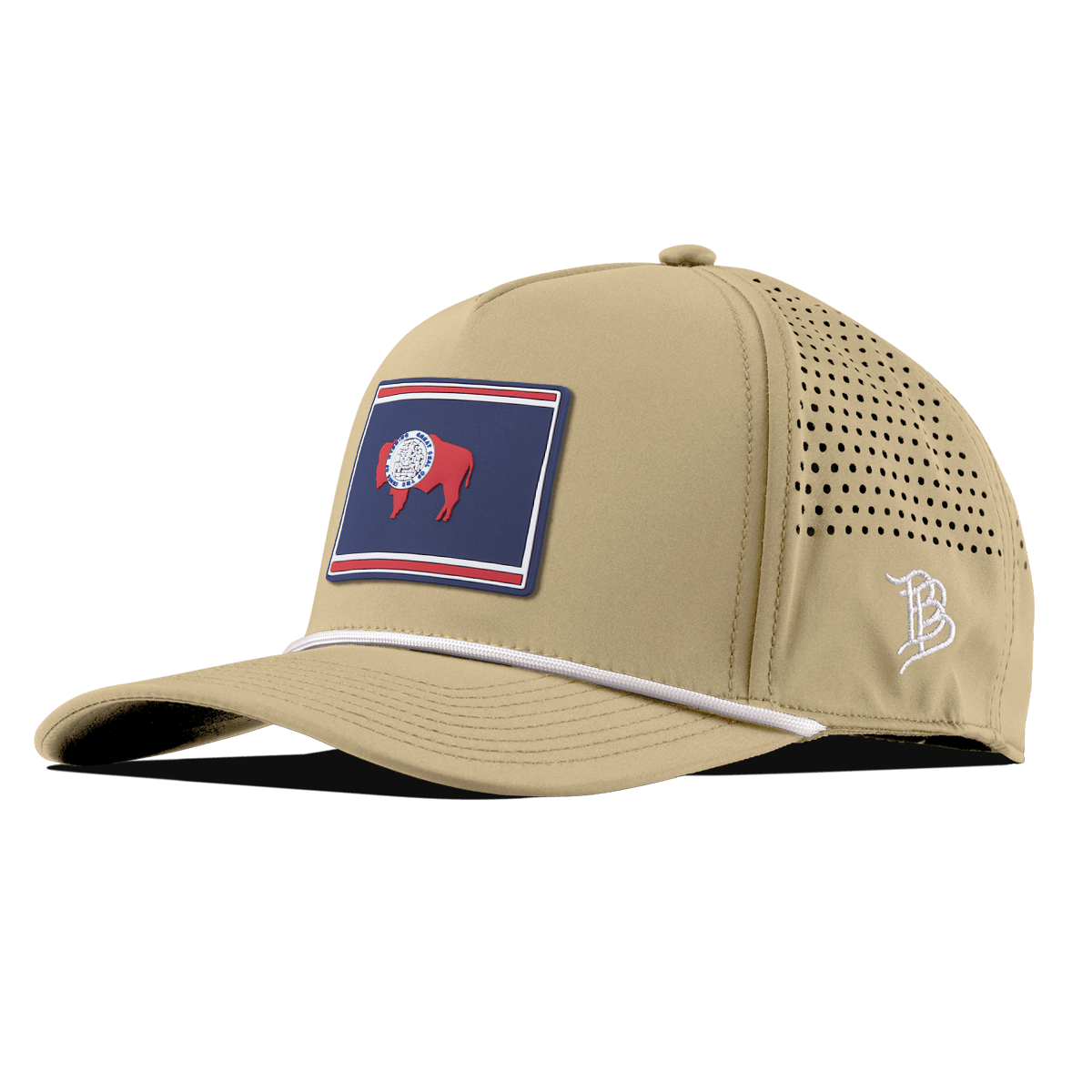 Wyoming Patriot Series Curved 5 Panel Rope Desert